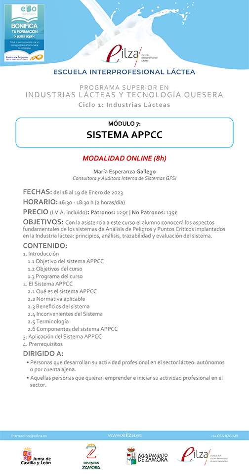 Módulo 7: Sistema APPCC