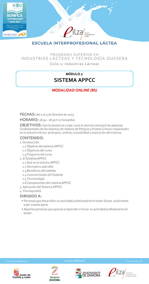 Módulo 7: Sistema APPCC