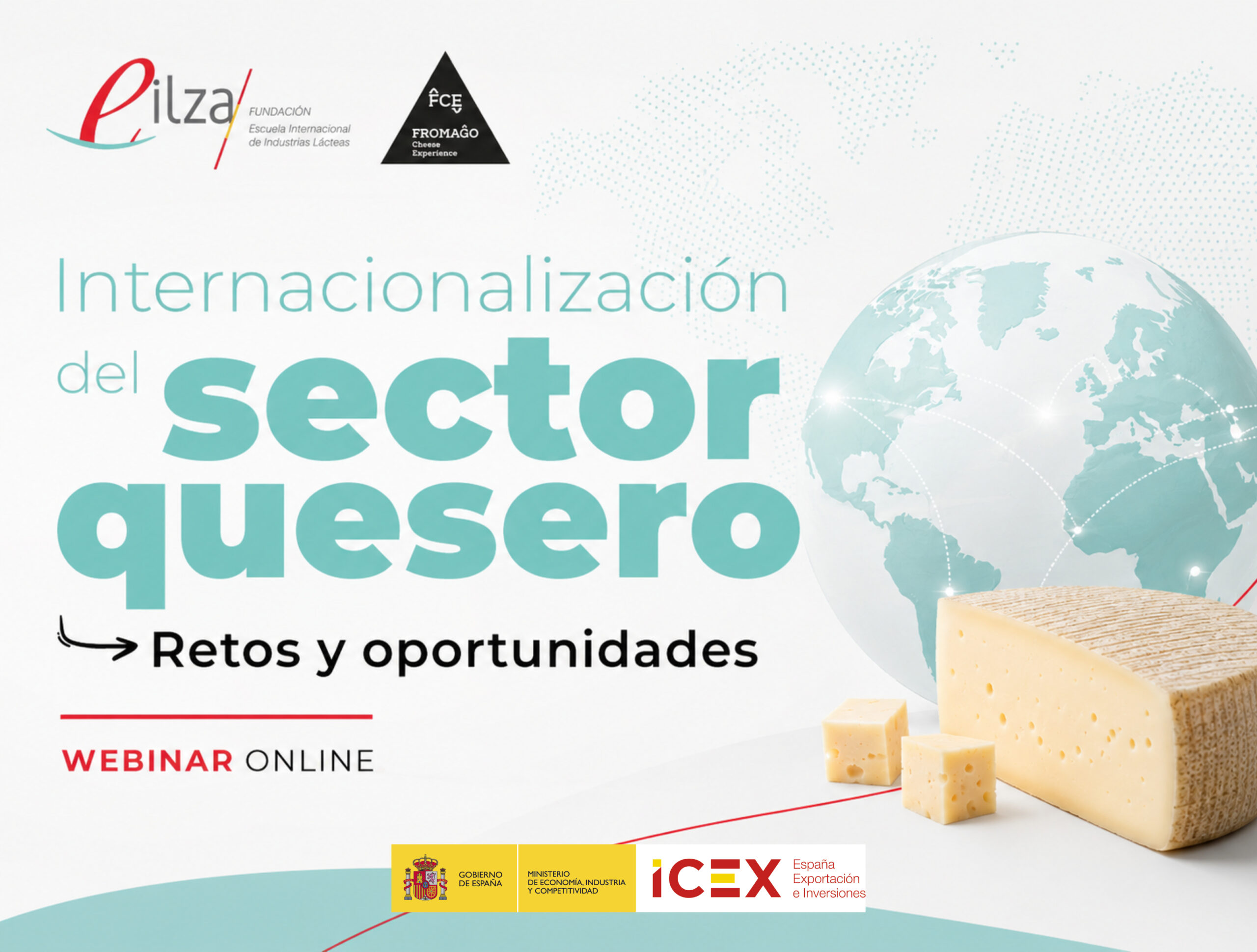Webinar |  Retos y oportunidades para la internacionalización del sector quesero español
